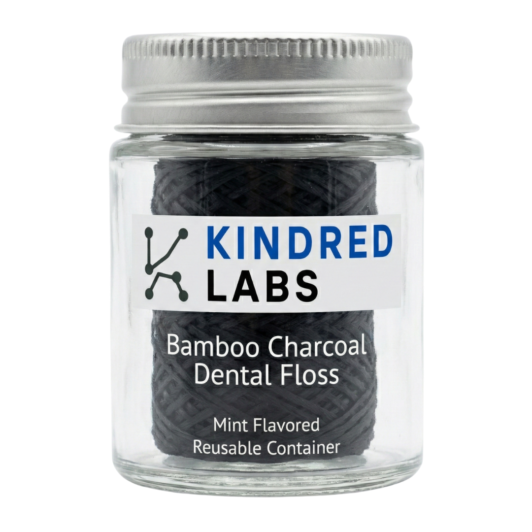 Kindred Labs All Natural Bamboo Charcoal Dental Floss